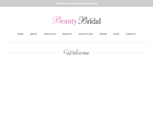 Tablet Screenshot of beautybridal.co.uk